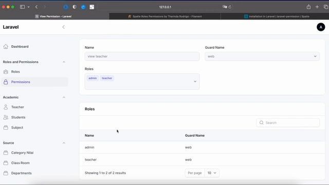Filament 3 - Role & Permission смотреть онлайн