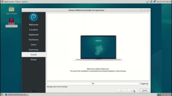 How to install Debian 12.2.0 MATE Edition
