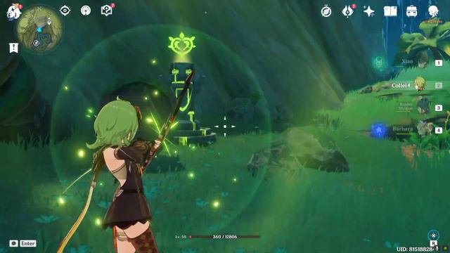 Ardravi Valley Dendro Totems Genshin Impact All 7/7 Elemental Monument смотреть онлайн