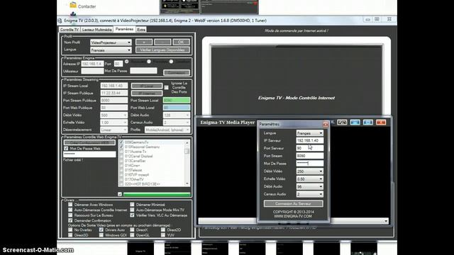 Enigma-TV Windows Media Player смотреть онлайн
