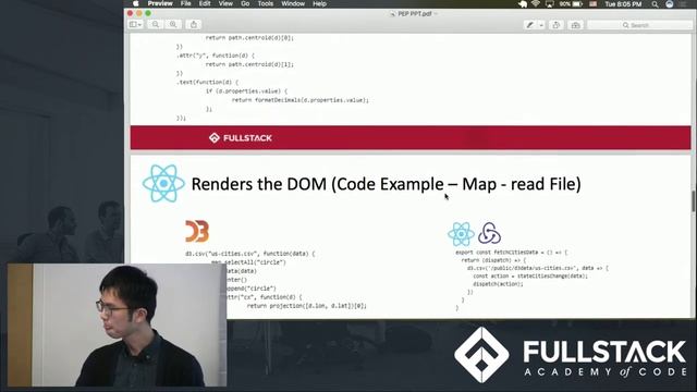 D3.js Tutorial - How to use D3 with React and Redux смотреть онлайн