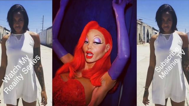 Heidi Klum's Jessica Rabbit Costume Halloween 2015 смотреть онлайн