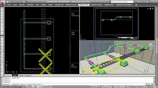 MagiCAD pour Revit et AutoCAD BIM, CVC, Electrique смотреть онлайн
