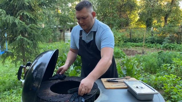 Готовим рыбу! Стейки семги на гриле смотреть онлайн