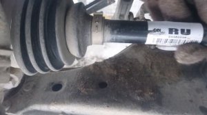 Продольный люфт правого привода