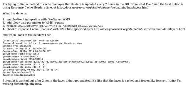 GIS: GeoServer - Caching with Response Headers Settings смотреть онлайн