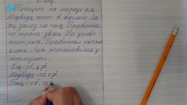 23. Диктант по теме "Мягкий знак показатель мягкости" смотреть онлайн
