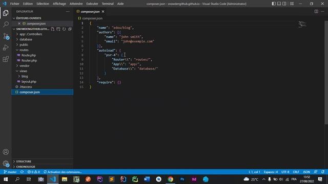 Live PHP : Mémoire Tampon avec ob_start() , ob_get_clean() Installation du projet (1/2) смотреть онлайн