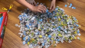 Как собирать пазлы 2000 деталей