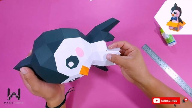 MagicWorld3D - Penguin Box - Tutorial Papercraft + [SVG - Cricut] [.Studio3 - Silhouette] смотреть онлайн