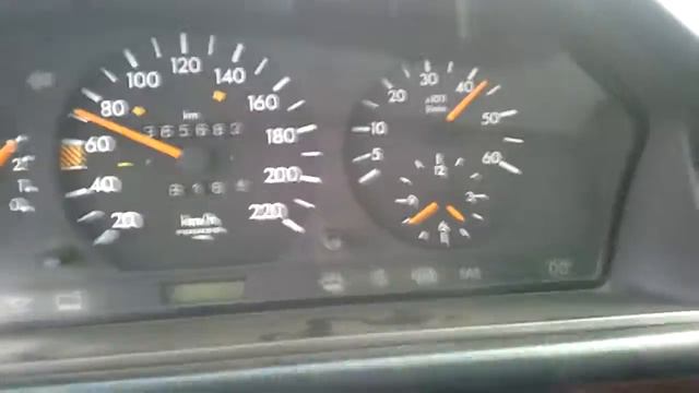 Mercedes Benz w124 300D 0-100 OM603 смотреть онлайн