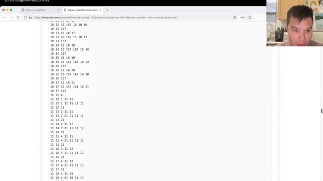 2334. Subarray With Elements Greater Than Varying Threshold (Leetcode Hard) смотреть онлайн