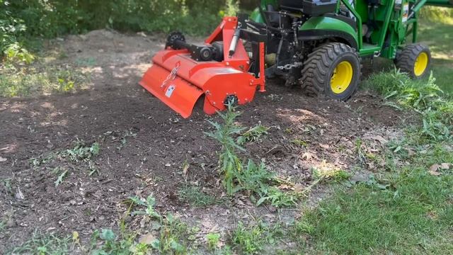 John Deere 1025R: A Cornucopia Of Attachments And "Chicken Coop Has Fallen" смотреть онлайн