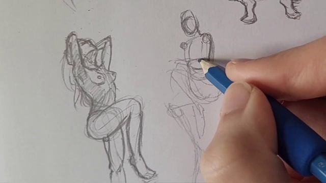 Drawing Poses practice •| #sketch #art #drawing смотреть онлайн