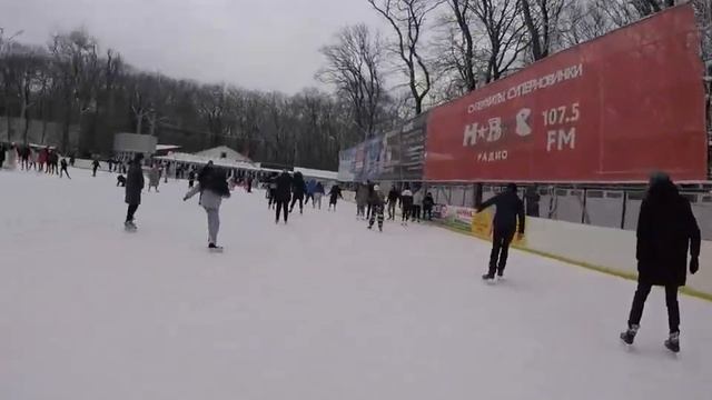 Каток-санки-автодром в Парке Победы смотреть онлайн