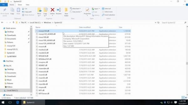 How to Fix missing DLL. Register and Unregister DLL files in Windows 10