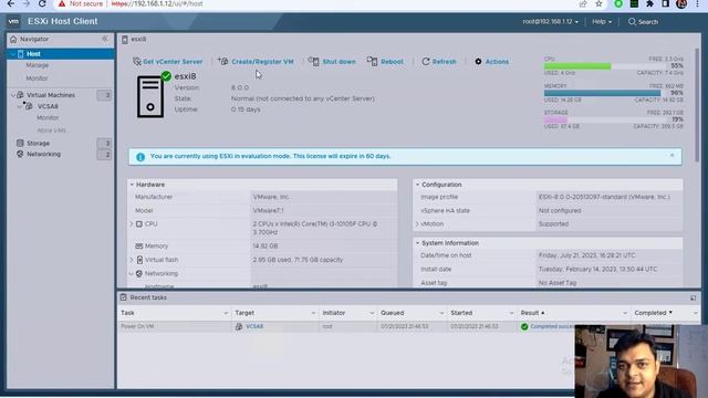 Configure vCenter Server Inventory ! How to Add ESXI in vCenter Server 8 Step by step guide ! смотреть онлайн
