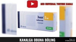 ENAP TABLETKASI HAQIDA MA'LUMOT. ENAP TABLETKA INSTRUKSIYASI HAQIDA MA'LUMOT. #ENAP #ЭНАП