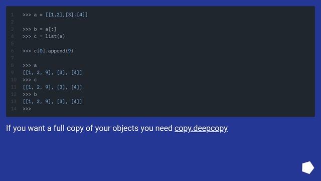 python list by value not by reference смотреть онлайн