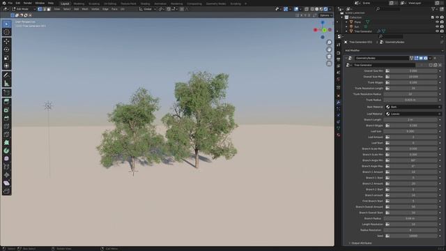 Blender Tree Generator v2 Make your very own trees смотреть онлайн