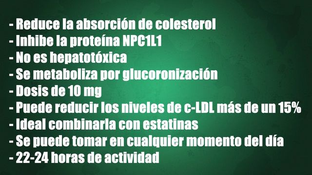 Ezetimiba ¿Mejor que las estatinas? - Farmacología смотреть онлайн