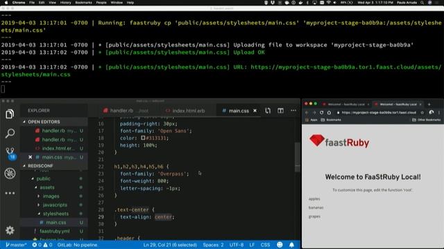 FaaStRuby Building a FaaS platform with Redis смотреть онлайн