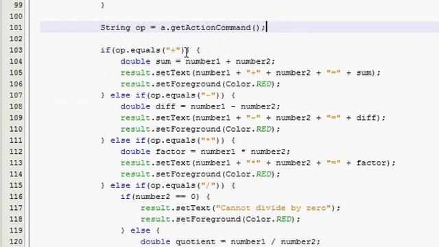 Java GUI Tutorial 16 - Simple calculator (Part 4 of 4) смотреть онлайн