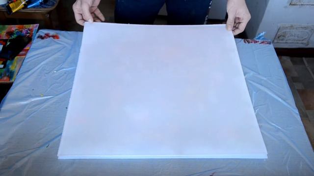 Fluid art. Интерьерная картина жидким акрилом. смотреть онлайн