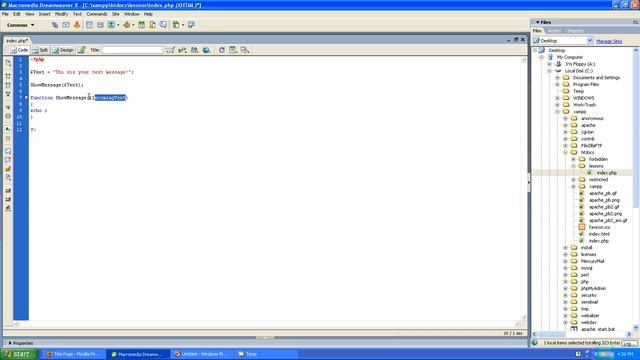 How to pass a value to a PHP function смотреть онлайн