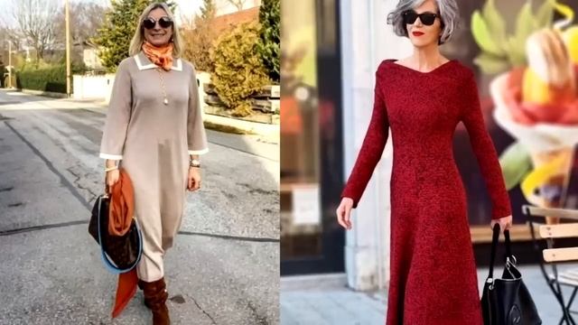 ЗИМНИЕ ОБРАЗЫ 2023 ДЛЯ ЖЕНЩИН 40+ 50+ 60+ смотреть онлайн