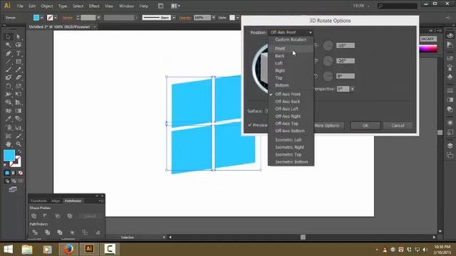 Windows 8.1 Logo in a #Minute with Adobe Illustrator CS6 смотреть онлайн