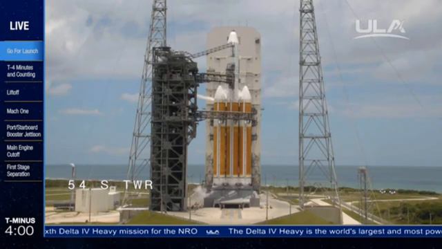Full NROL-37 on ULA Delta 4 heavy rocket launch смотреть онлайн