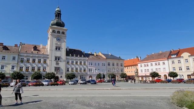 Granate Styling, walking in public, sightseeing Fulnek main square, Czechia, thigh high boots смотреть онлайн