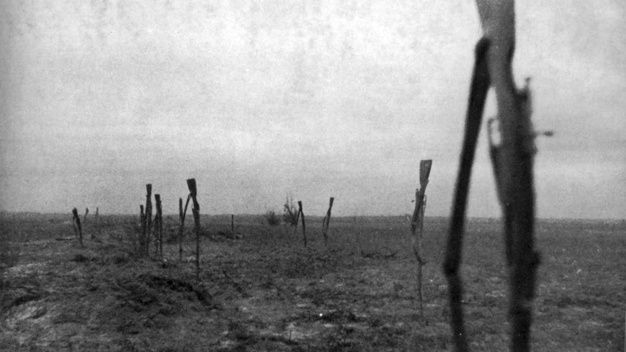 Что означали винтовки, воткнутые штыком в землю на полях сражений Второй мировой смотреть онлайн