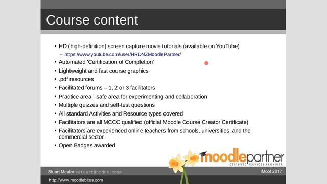 Stuart Mealor - MoodleBites online courses - iMoot17 смотреть онлайн