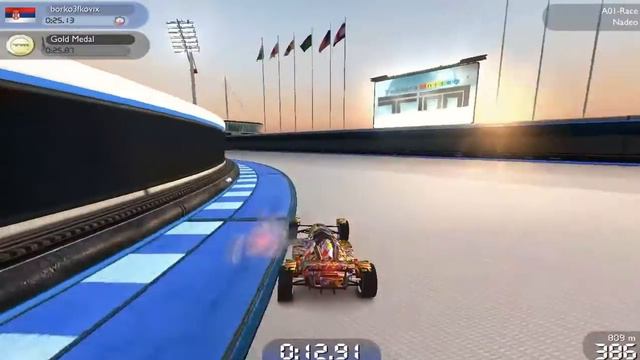 Track Mania Nations Forever on ATI RADEON 3650 HD смотреть онлайн