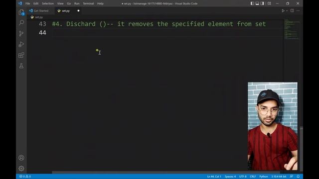SET in Python | Data structure InPython | With Notes(In Hindi) смотреть онлайн