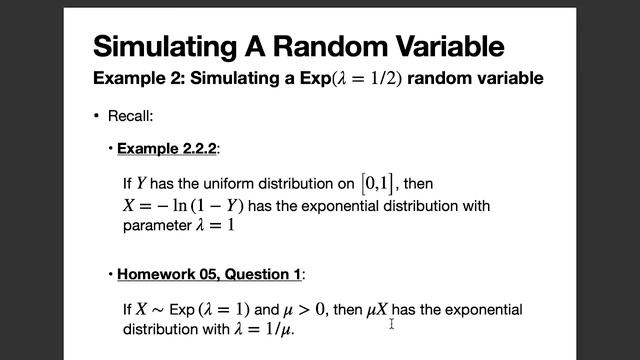 Using The Inverse CDF Method to Simulate Random Variables смотреть онлайн