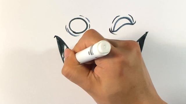 Scary MONSTER Face in the Dark - Halloween Drawings for Beginners смотреть онлайн