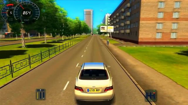City Car Driving - Toyota Camry 2007 - Logitech G27 смотреть онлайн