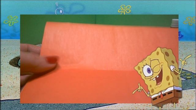 Губка Боб Оригами Игрушка из бумаги Рукавичка Origami Spongebob смотреть онлайн