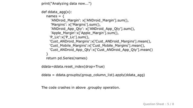 Pandas : Group several columns then aggregate a set of columns in Pandas (It crashes badly compared смотреть онлайн