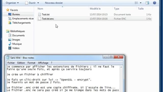 Chiffrer/déchiffrer des fichiers avec OpenSSL смотреть онлайн