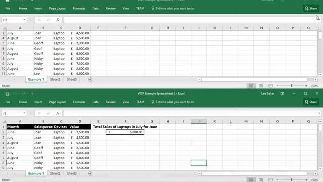 How to View Worksheets Side-by-Side Excel for Windows смотреть онлайн