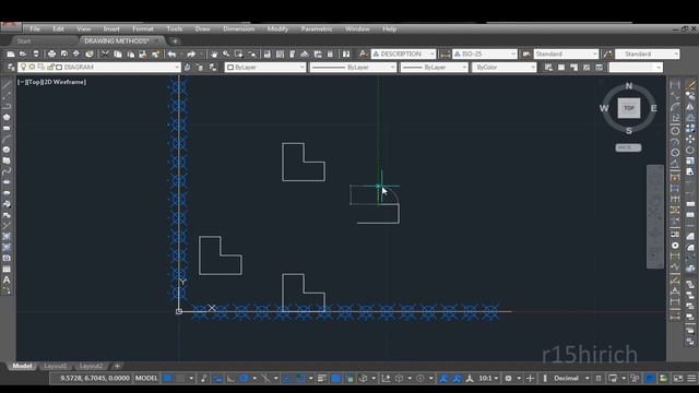 7. DIRECT DISTANCE ENTRY METHOD | HINDI | Autodesk AUTOCAD смотреть онлайн