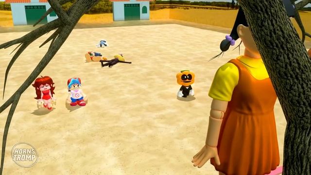 Friday Night Funkin VS Squid Game #2 - 3D Animation смотреть онлайн