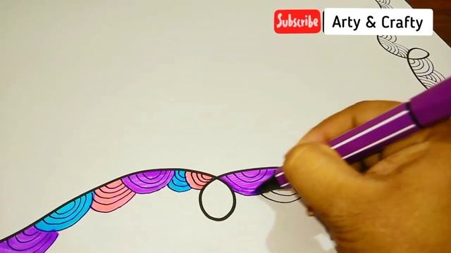 Chart Paper Decoration Making Ideas / Chart Paper Decoration / Border & Frame Design on Paper смотреть онлайн