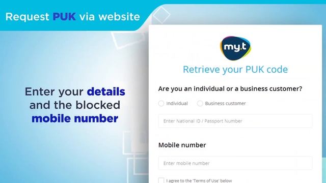 How to request PUK via website? смотреть онлайн