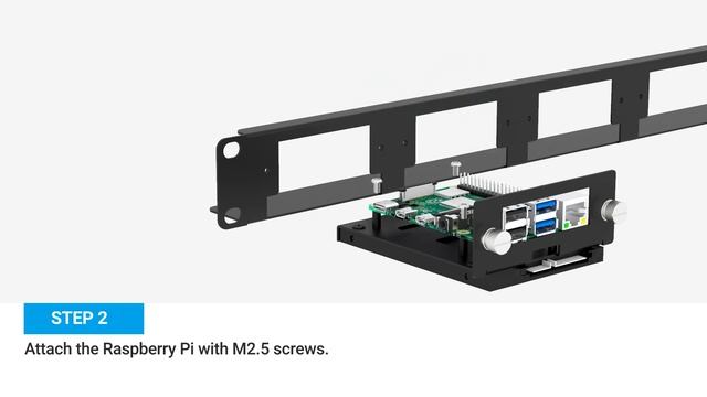 UCTRONICS 19" 1U Raspberry Pi Rackmount U6264 смотреть онлайн