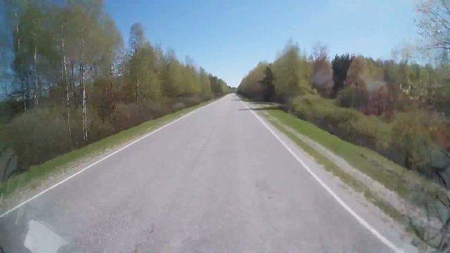 Трасса Р105 (Егорьевское шоссе). [ Вход в Рязанскую обл. - Касимов ] смотреть онлайн